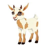 Cropbytes Pygmy Cream Goat