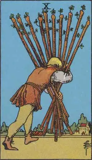 10 Of Wands Meaning