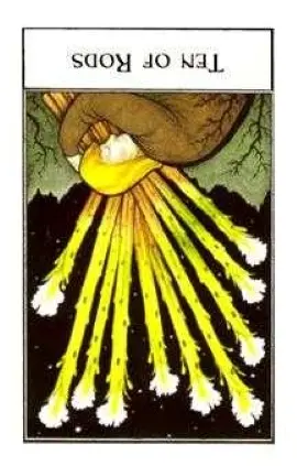 10 Of Wands Reversed