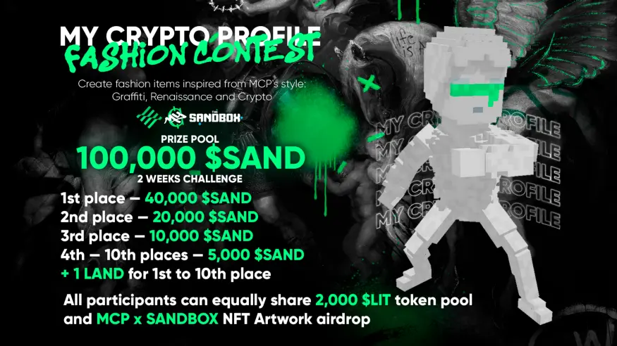 Sandbox My Crypto Profile Fashion Contest