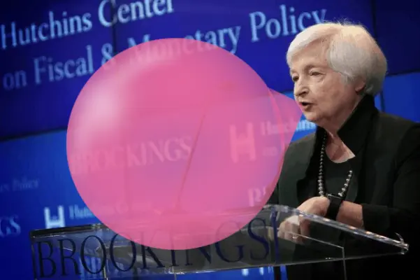 Janet Yellen - Treasury Secretary of the USA at work