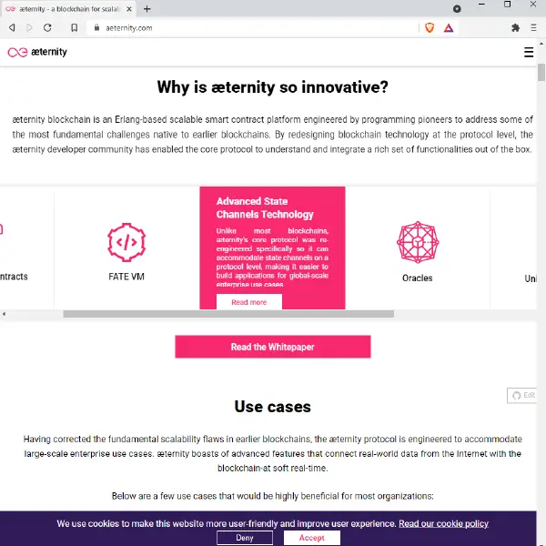 Aeternity example slider to carousel
