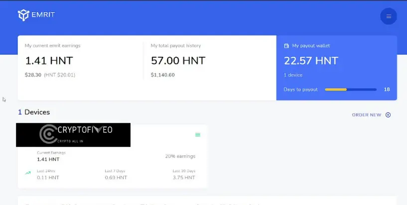 HNT - helium earnings with Emrit
