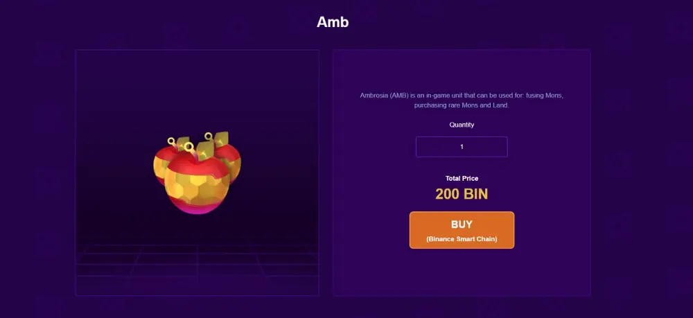 Binemon.io AMB