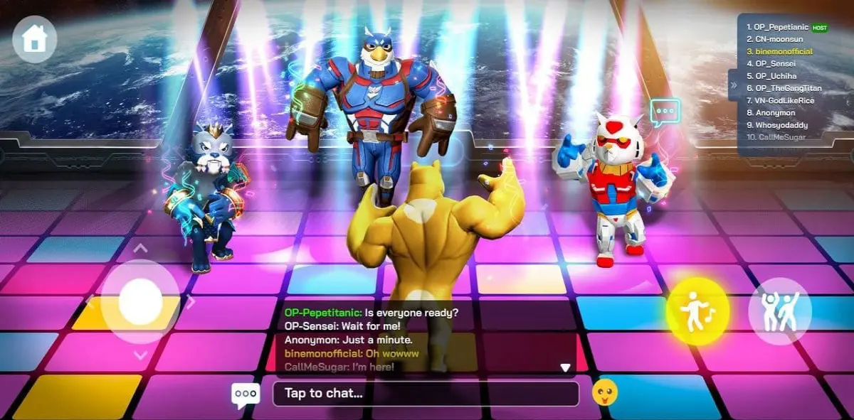 Binemon Chat Together Metaverse