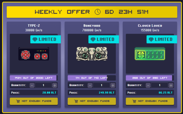 Exclusive Rollerminers on Sale