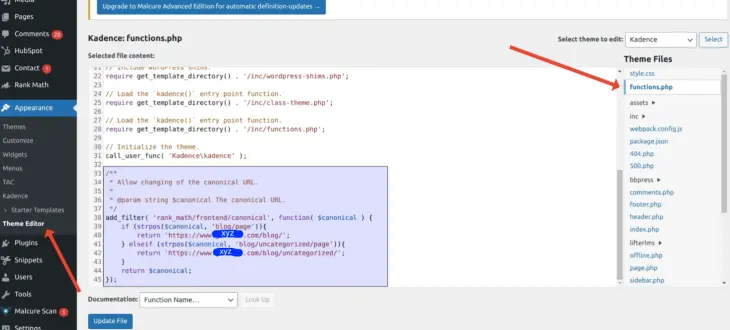 functions.php file wordpress