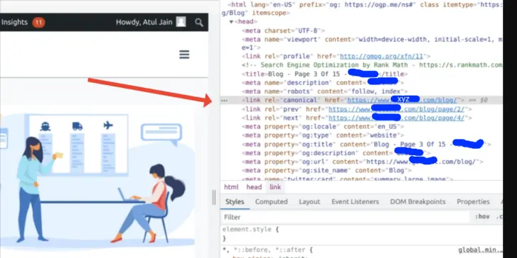 canonical links changed