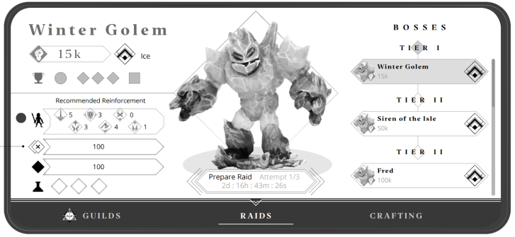 UX Mockup of desired Raid Menu, https://guildofguardians.medium.com/the-guild-of-guardian-diaries-edition-3-836fadf663b5