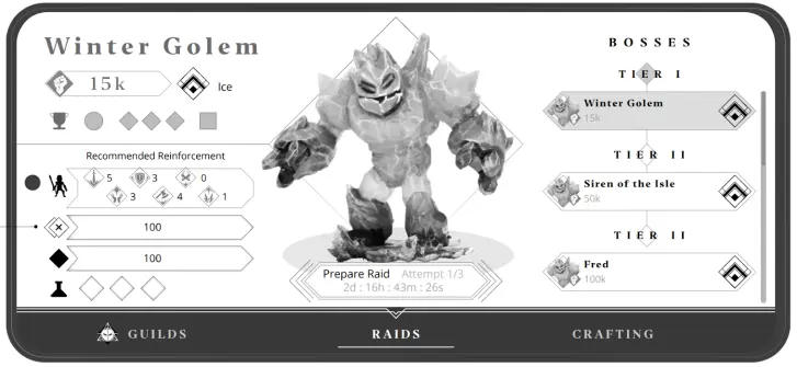 UX Mockup of desired Raid Menu, https://guildofguardians.medium.com/the-guild-of-guardian-diaries-edition-3-836fadf663b5
