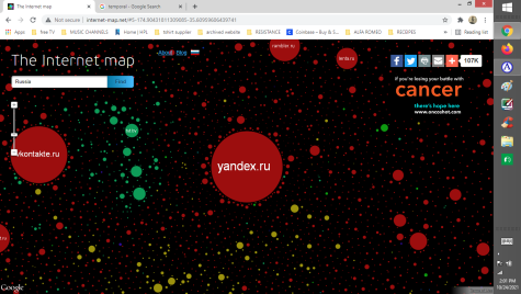 Russia Internet-Map Zoom Out