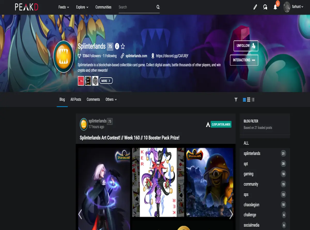 10 Website for Splinterland Player