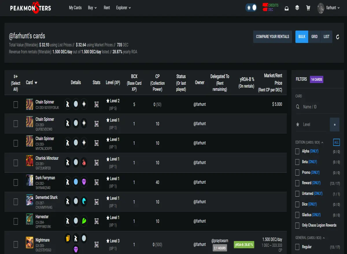 10 Website for Splinterland Player