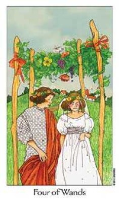 4 Of Wands Love