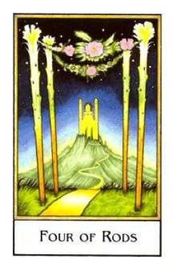 4 Of Wands Money