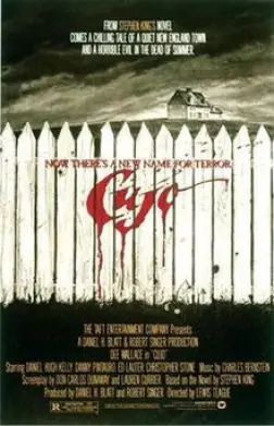 Cujo - Cover of the film adaptation, also the cover of the novel that I read