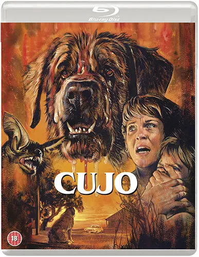 Cujo - Cover of the film adaptation, Blu Ray Disc edition