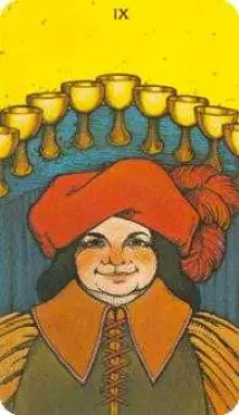 9 Of Cups Upright