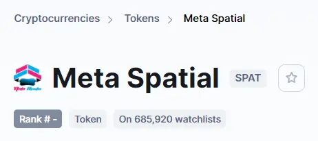 Meta Spatial