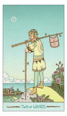 2 Of Wands Upright