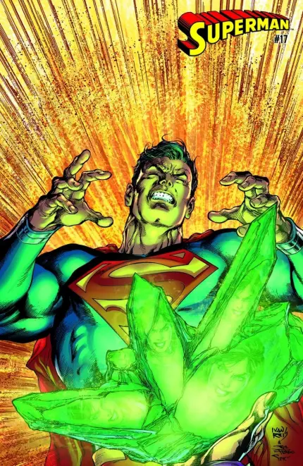 Superman facing kryptonite: DC Comics, Superman #17 image - Ivan ReisSuperman #17 image - Ivan Reis