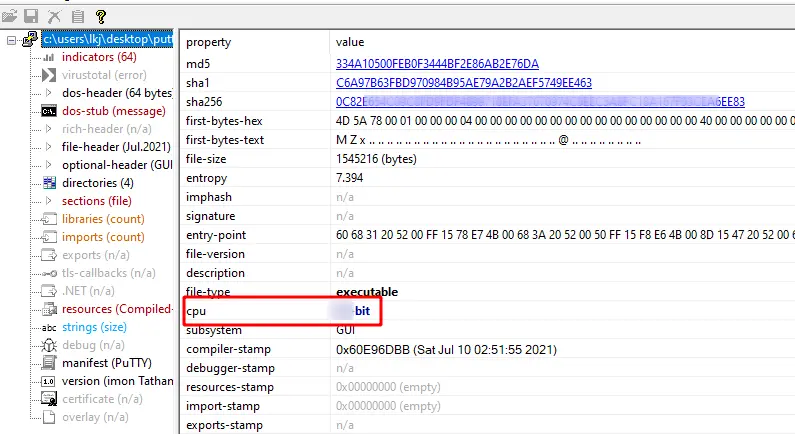 PEStudio