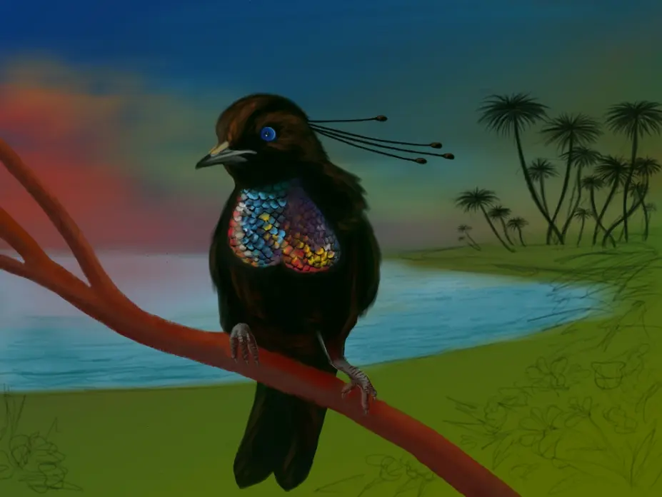 Step 3_Color feather