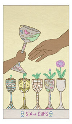 6 Of Cups Upright