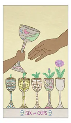 6 Of Cups Upright
