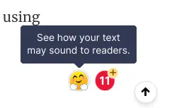 See the emoji? That's how your article sounds