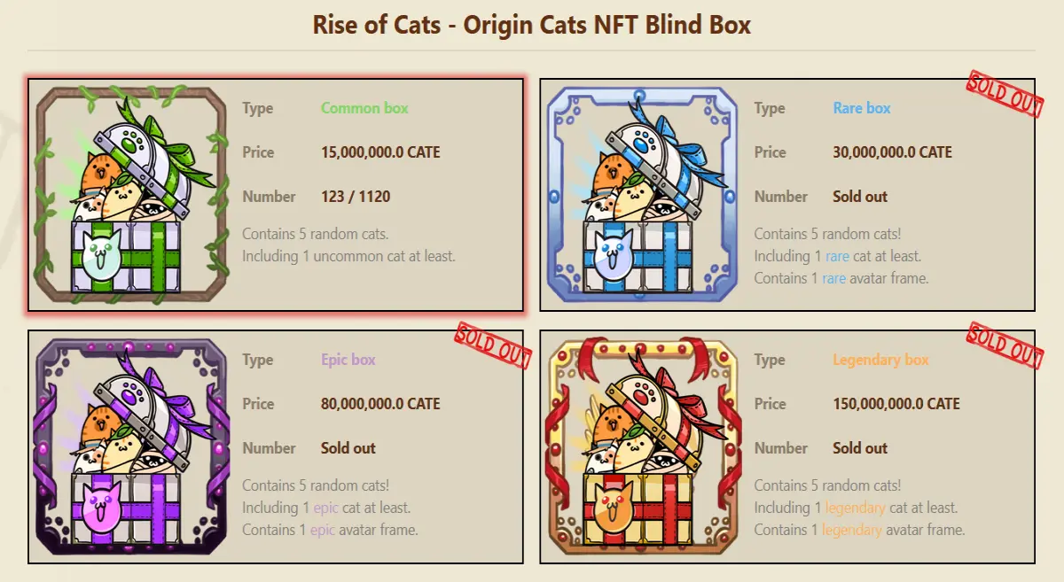 Only a few boxes left as of writing!