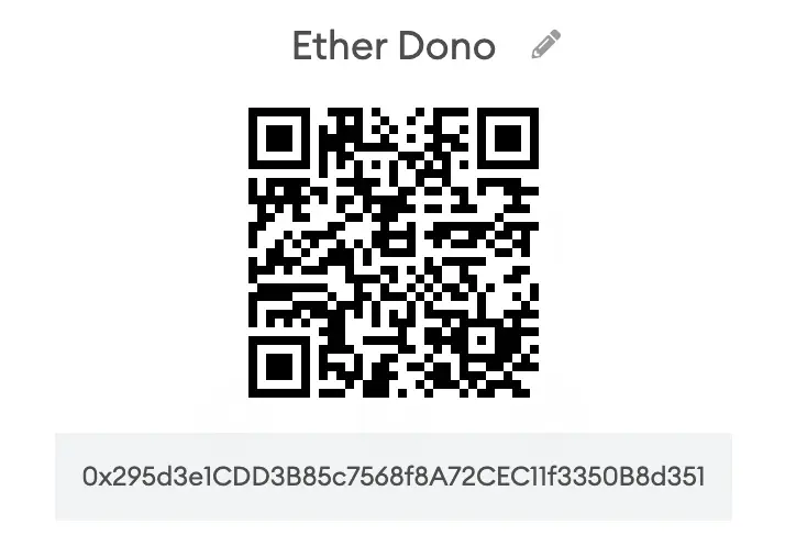 ether dono wallet