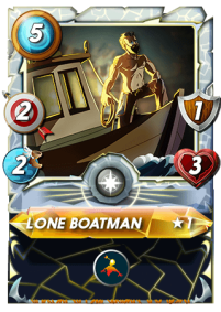 Lone boatman