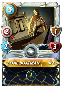 Lone boatman