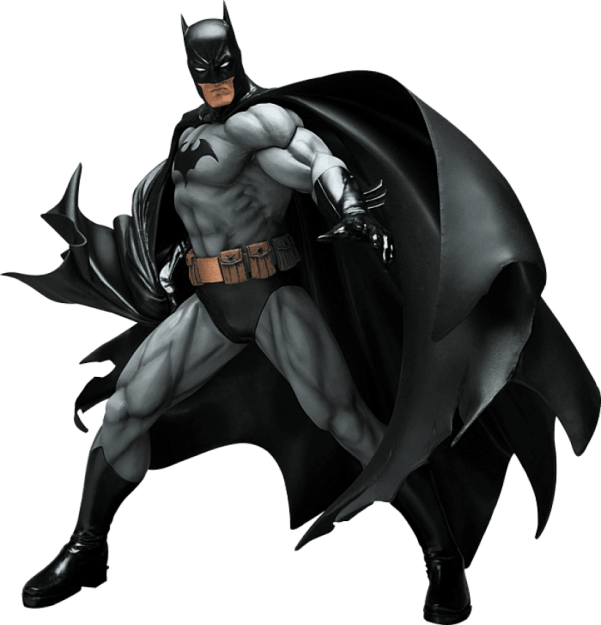 Batman - The Dark Knight on an action posture. DC Comics.