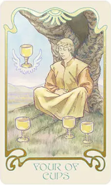 4 Of Cups Upright