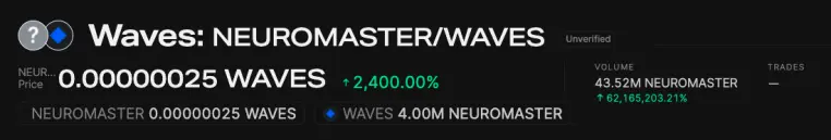 MONIC NEUROMASTER live trading exchange prices and data