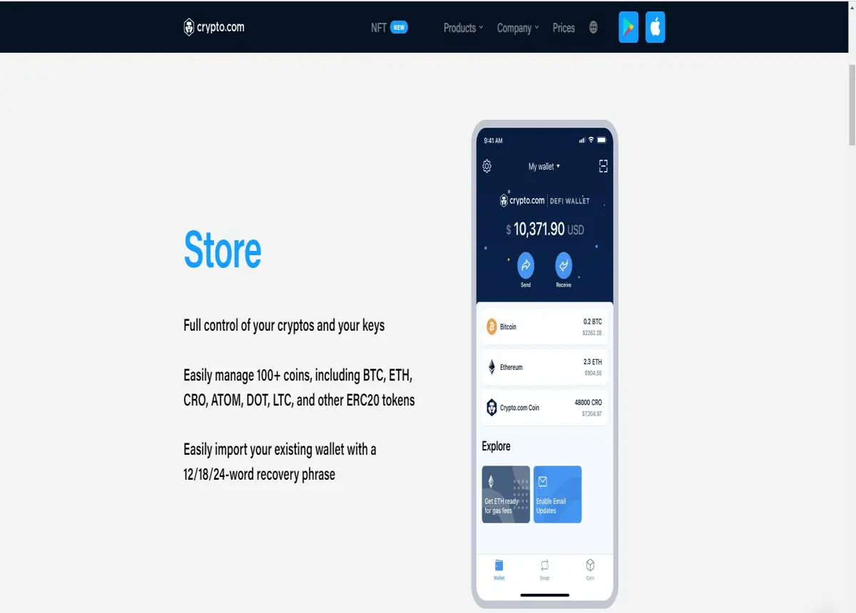 crypto.com DeFi Wallet