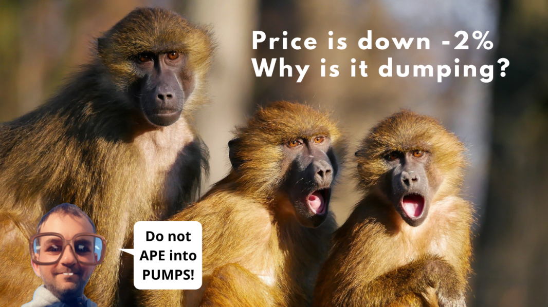 Aping into pump and dump
