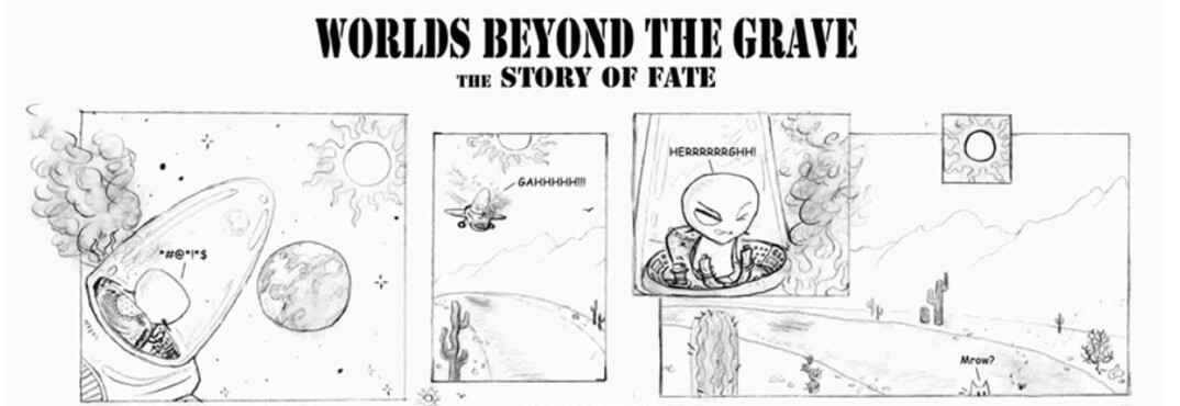 Worlds beyond the Grave The Story of Fate - graphic Novel by Jeff Saamanen & Natalie Harvey