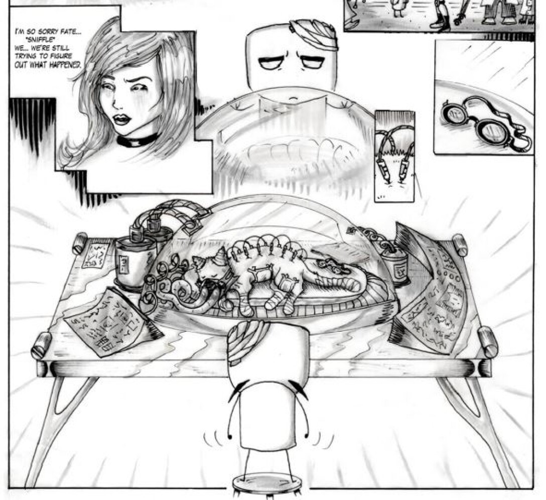 Angry Fate wants revenge! Worlds beyond the Grave The Story of Fate - graphic Novel by Jeff Saamanen & Natalie Harvey
