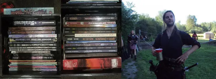 Jeff Saamanen's RPG Collection and LARPing like a true nerd.