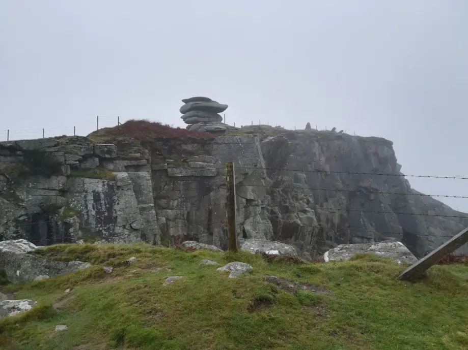 The Cheese Wring - giant balancing stones