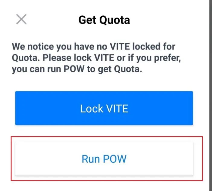 Run POW