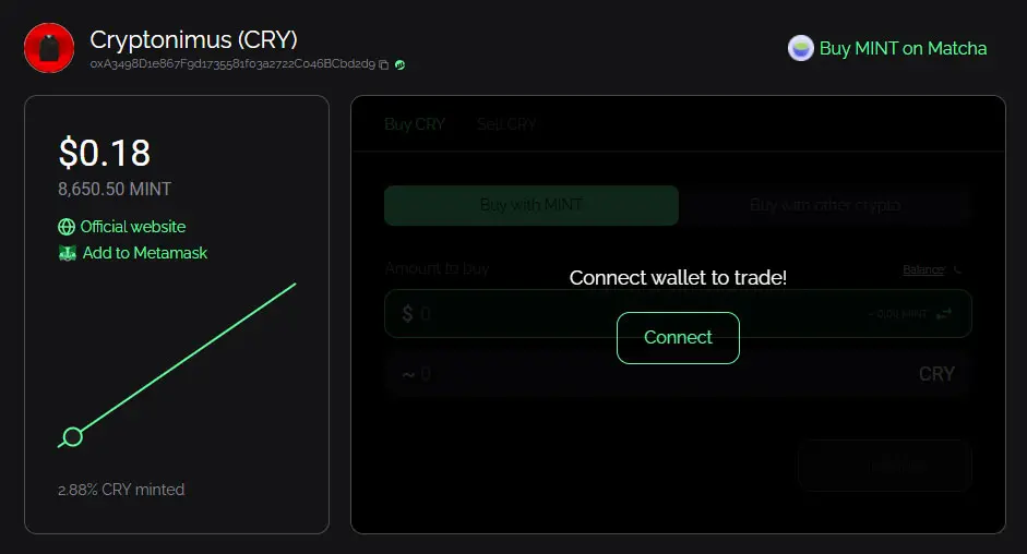 cryptonimus token mintclub