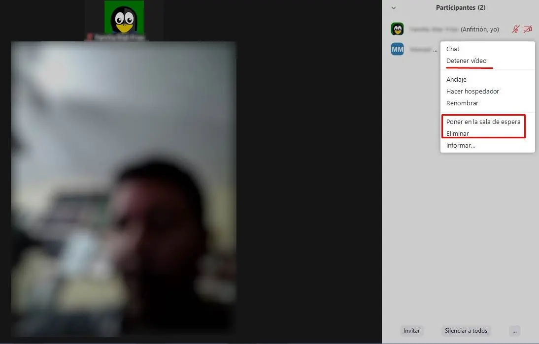 Configurar conferencia de Zoom