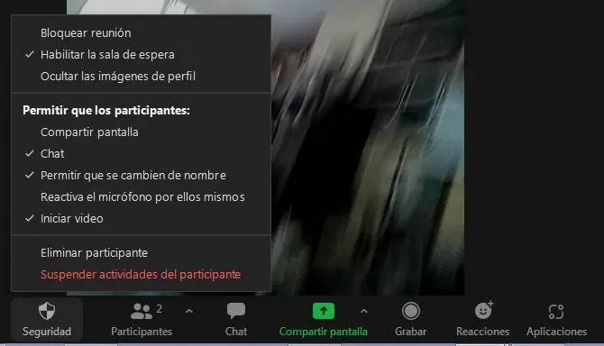 Configurar conferencia de Zoom