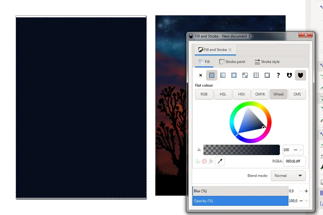 Gradient options