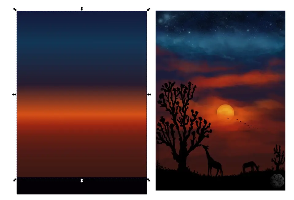 Colorful sky