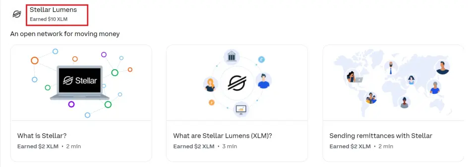 Lumens Coinbase